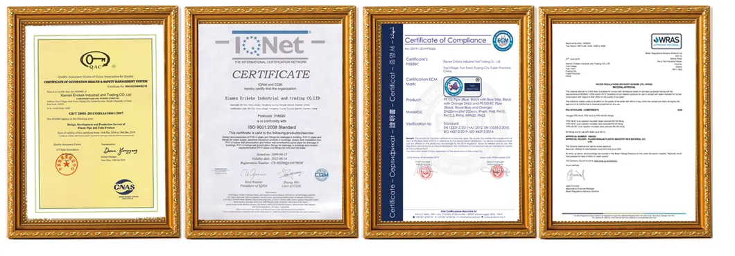 Certificates