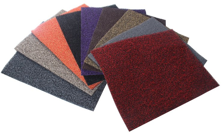 PVC Double Colors Coil Boat Swimming Outdoor Entrance Flooring Mat