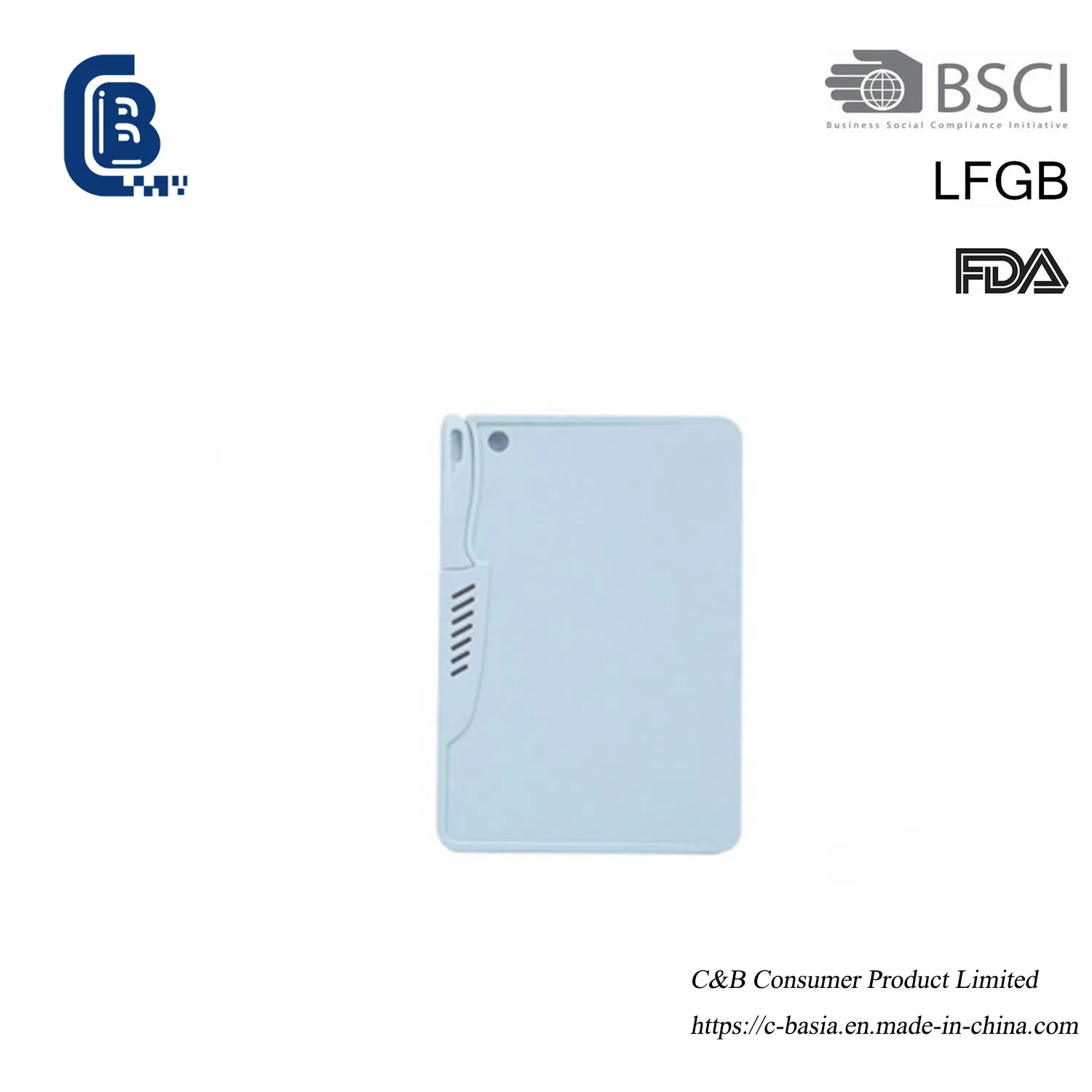 Dishwasher-Safe Kitchen Set - Heavy-Duty Wheat Straw Plastic Chopping Board &amp; Knife