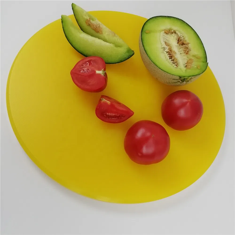Zspe Eco Friendly HDPE Thick Plastic Chopping/Cutting Board with Juice Groove