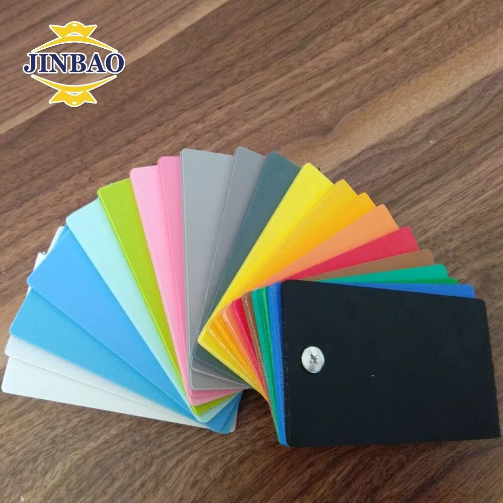Jinbao Advertisement Interior Free Color 5mm Durable Smooth PVC Foam Board Manufacturers