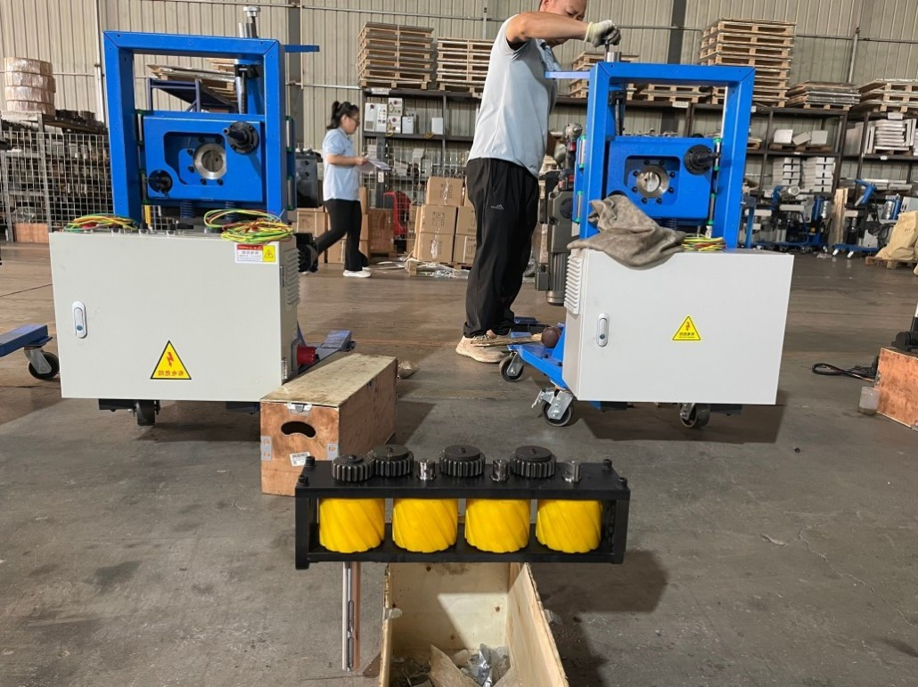 High-Efficiency Dual-Head CNC Beveling Machine for Aluminum Pipes