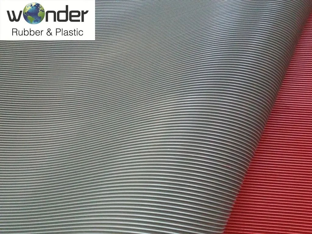 Corrugated Groove Ribbed Flooring Mat