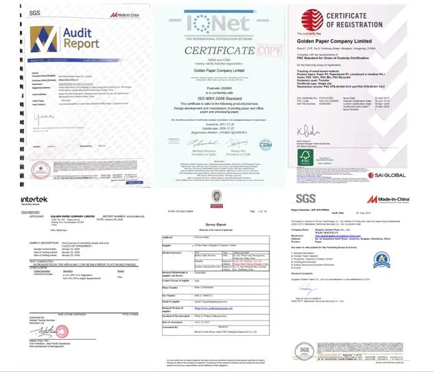 Certificates