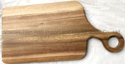 Extra Large Pizza Plate Wood Cutting Board with Handle
