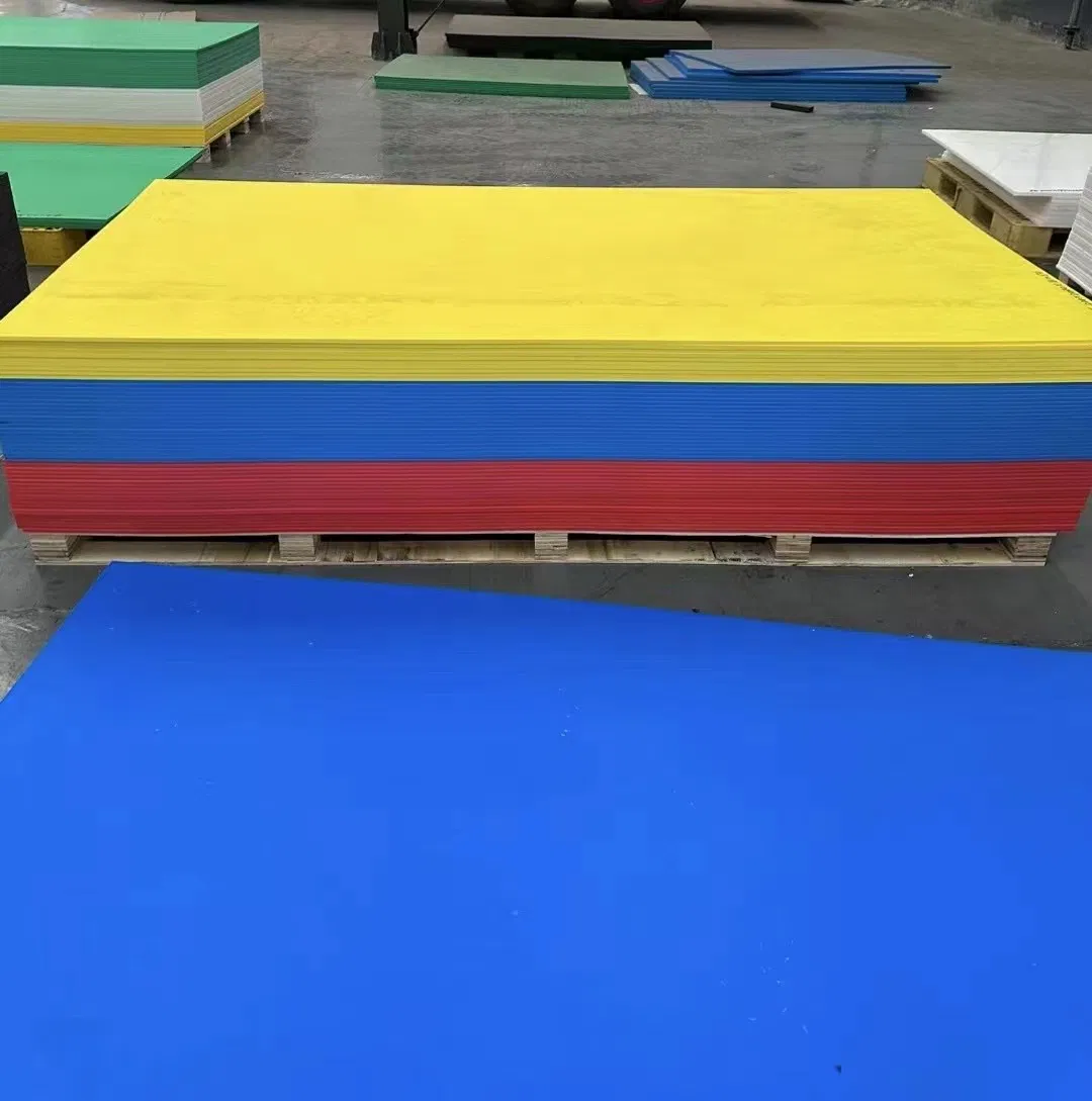 Colored Green High Density Polyethylene HDPE Sheets Boards Panels UHMWPE Hard Plastic Board