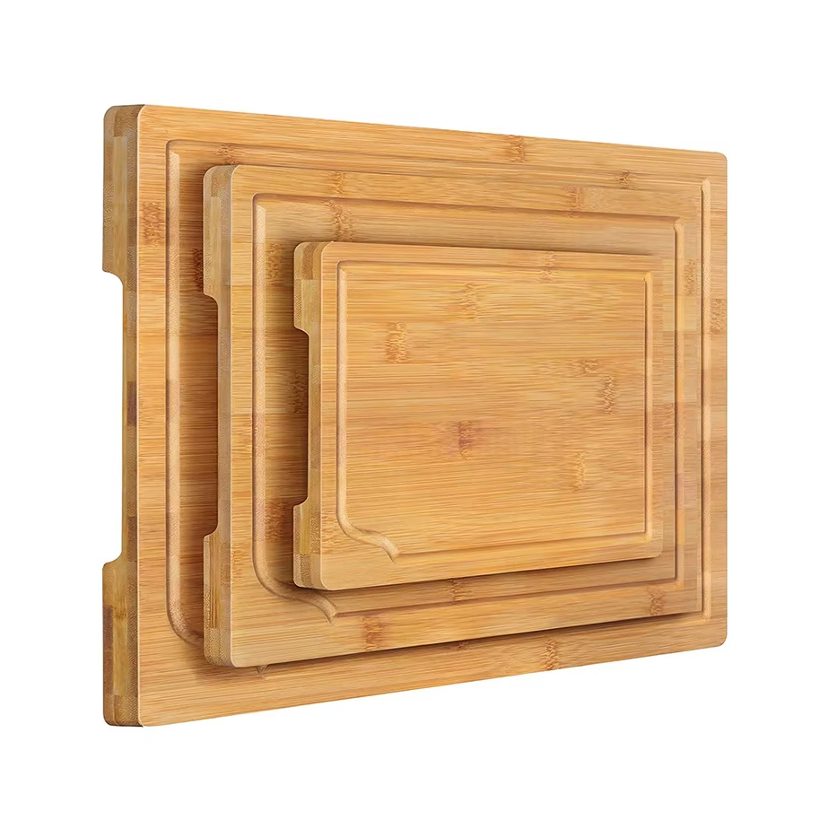 China Customized Chopping Board Extra Large Thick Bread Bamboo Cutting Boards with Logo for Kitchen