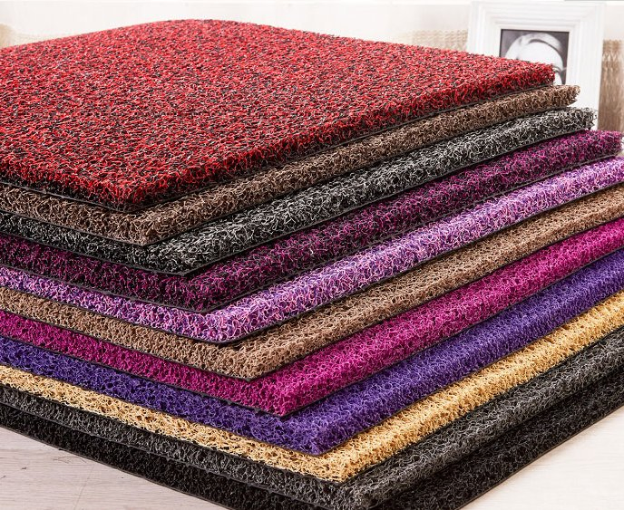 PVC Double Colors Coil Boat Swimming Outdoor Entrance Flooring Mat