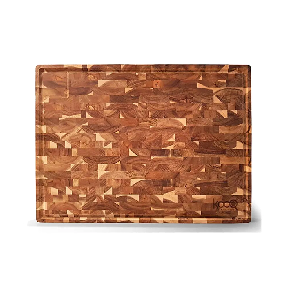 Super Extra Large Acacia - Unique Design with Big Juice Collecting Groove! The Last Chopping Board - Huge Working Area
