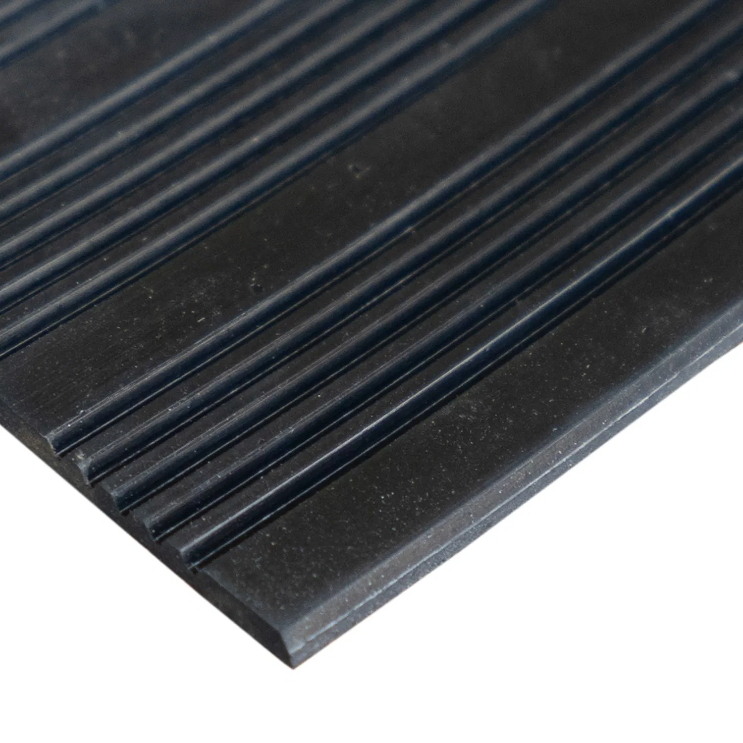 Customized 200% Elongation Corrugated Ribbed Colored Rubber Sheets Mat with Durable Eco-Friendly Cutting Service