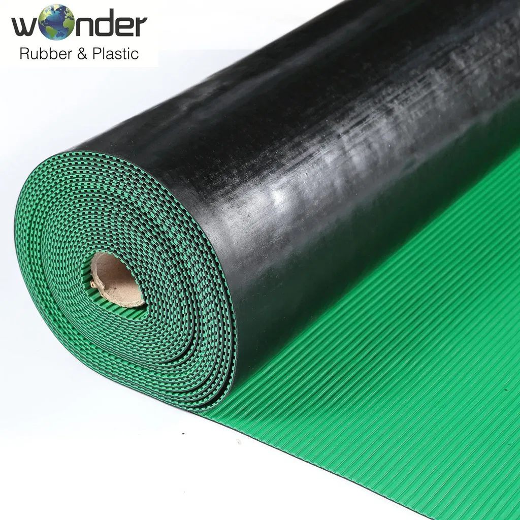 Corrugated Groove Ribbed Flooring Mat