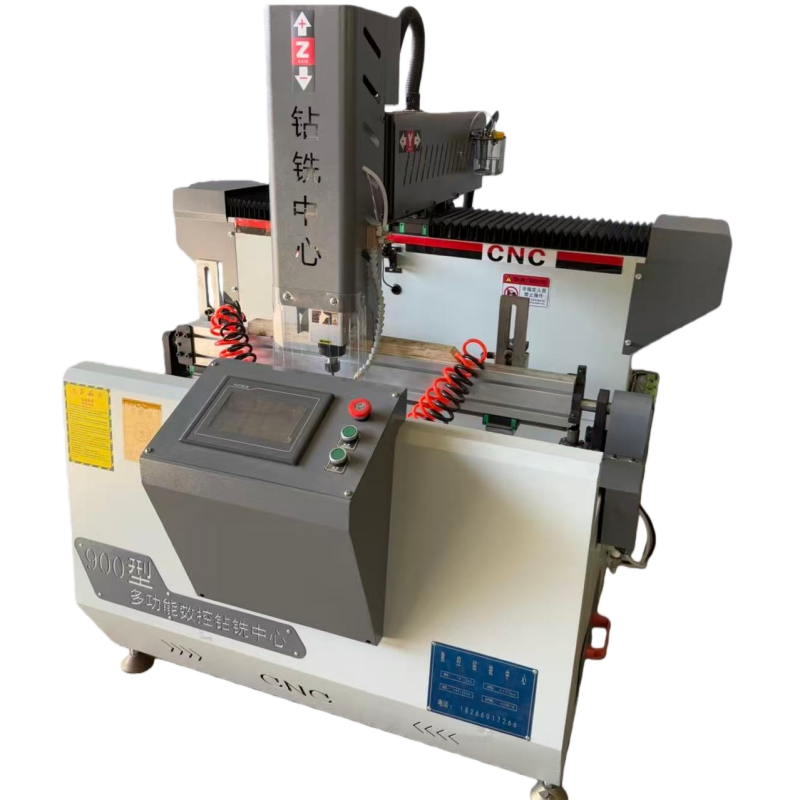 Double-Head CNC Drilling and Milling Machine Is Suitable for Aluminum Profile PVC UPVC Profile Milling and Drilling Machine