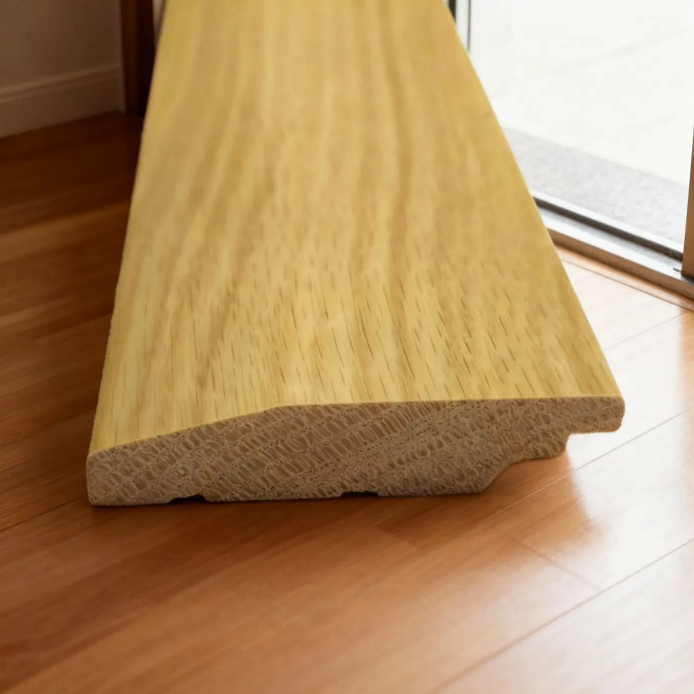 Non Slip Textured Surface Solid Wood Baseboard for Enhanced Safety in Commercial Settings