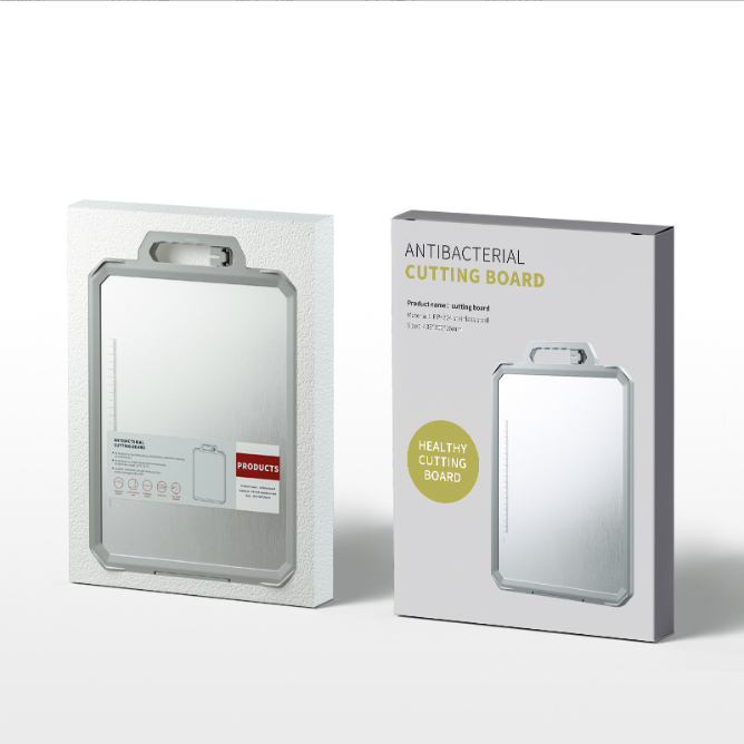 Double Sided Household Vegetable Fruit Chopping Board Meat Anti Bacterial Stainless Steel Cutting Board