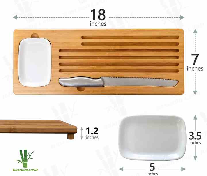 Bamboo Household Modern Creative Bread Cutting Board