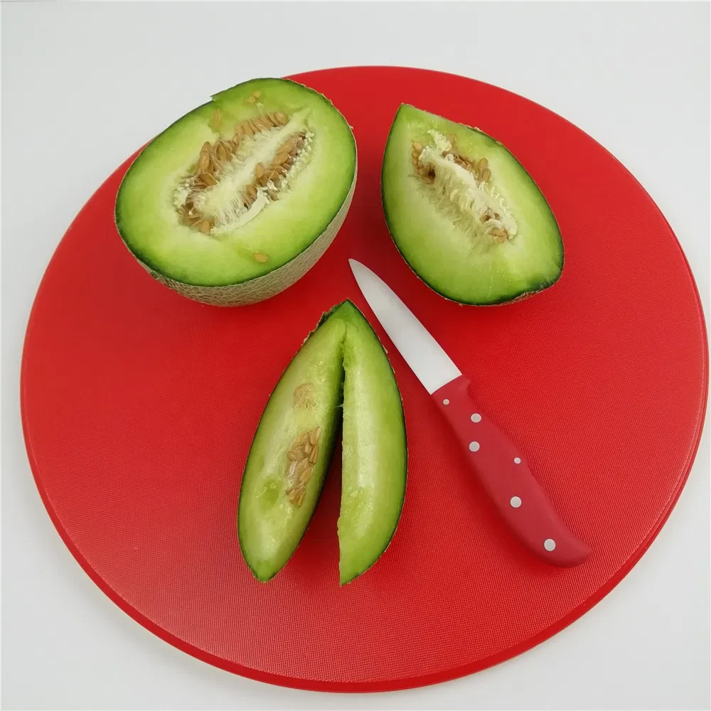 Zspe Eco Friendly HDPE Thick Plastic Chopping/Cutting Board with Juice Groove