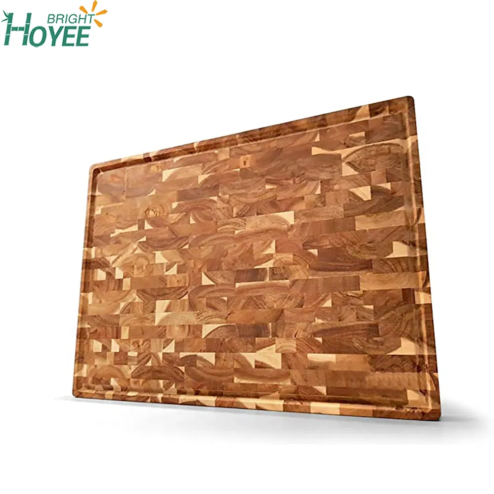 Super Extra Large Acacia - Unique Design with Big Juice Collecting Groove! The Last Chopping Board - Huge Working Area