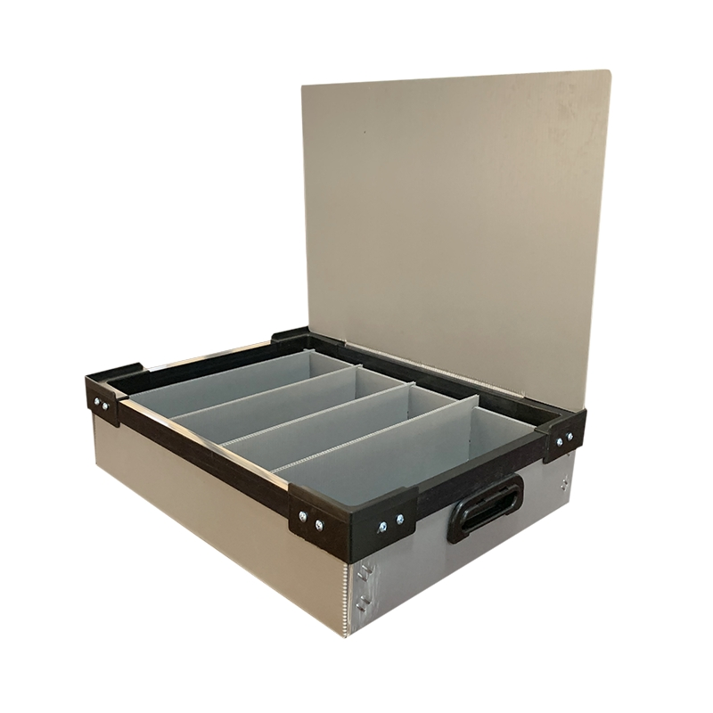 Lightweight High Strength ESD Safe Foldable PP Hollow Board Box Correx Picking Bins