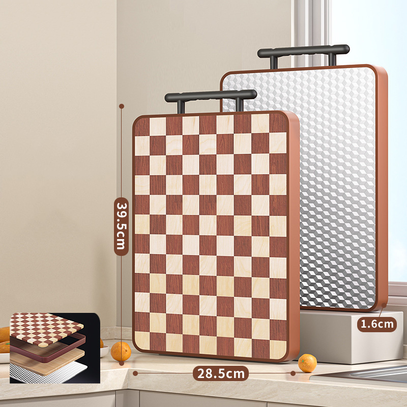 Gourmet Acacia Chessboard Cutting Board for Culinary Enthusiasts