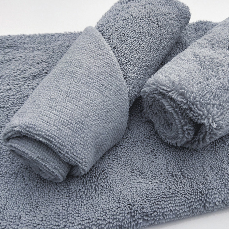 High Absorbent Microfiber Quick Drying Long-Short Pile Auto Cleaning Towel