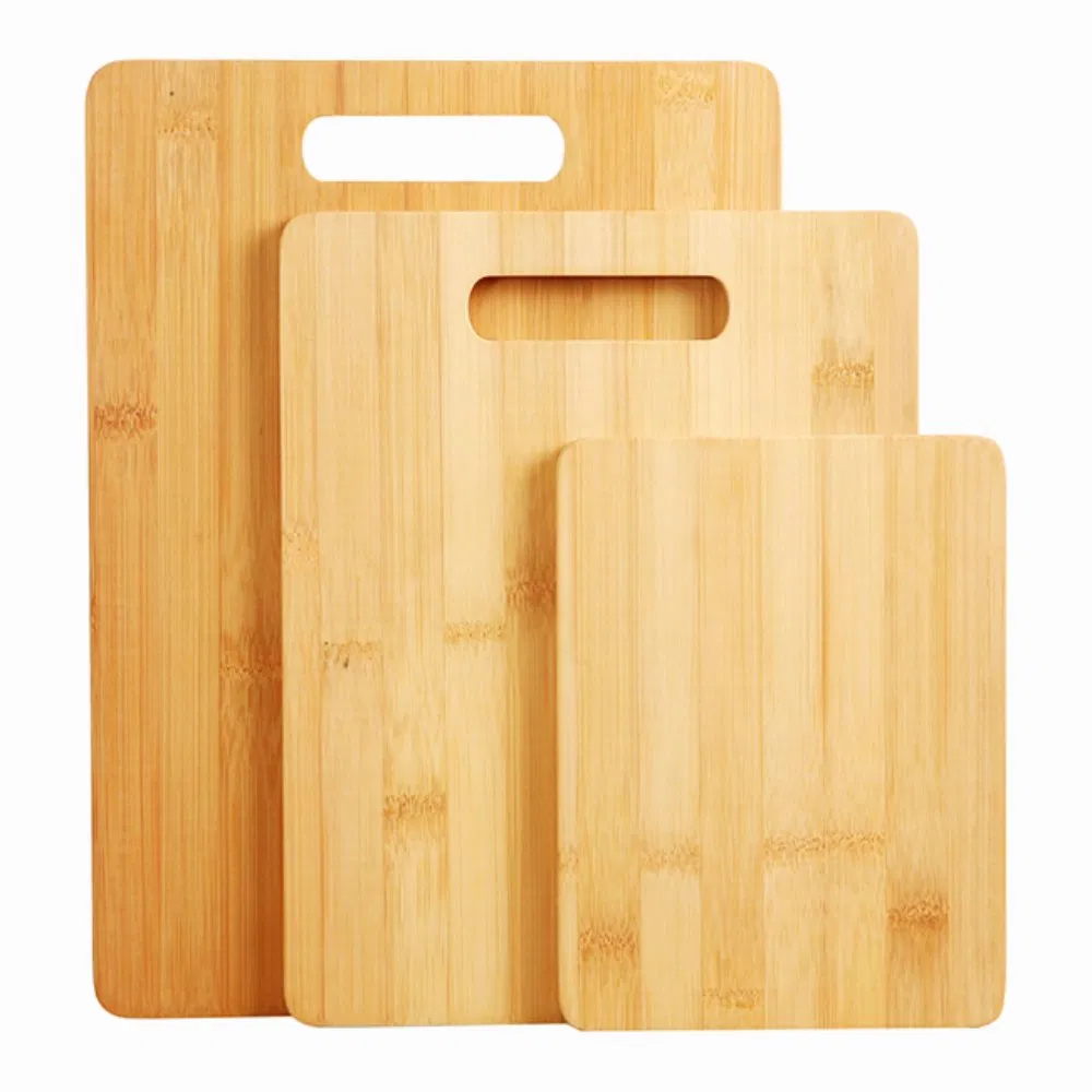 Wholesale Custom Extra Large Bamboo Cutting Board Set Natural Deli Kitchen Wooden Cutting Board