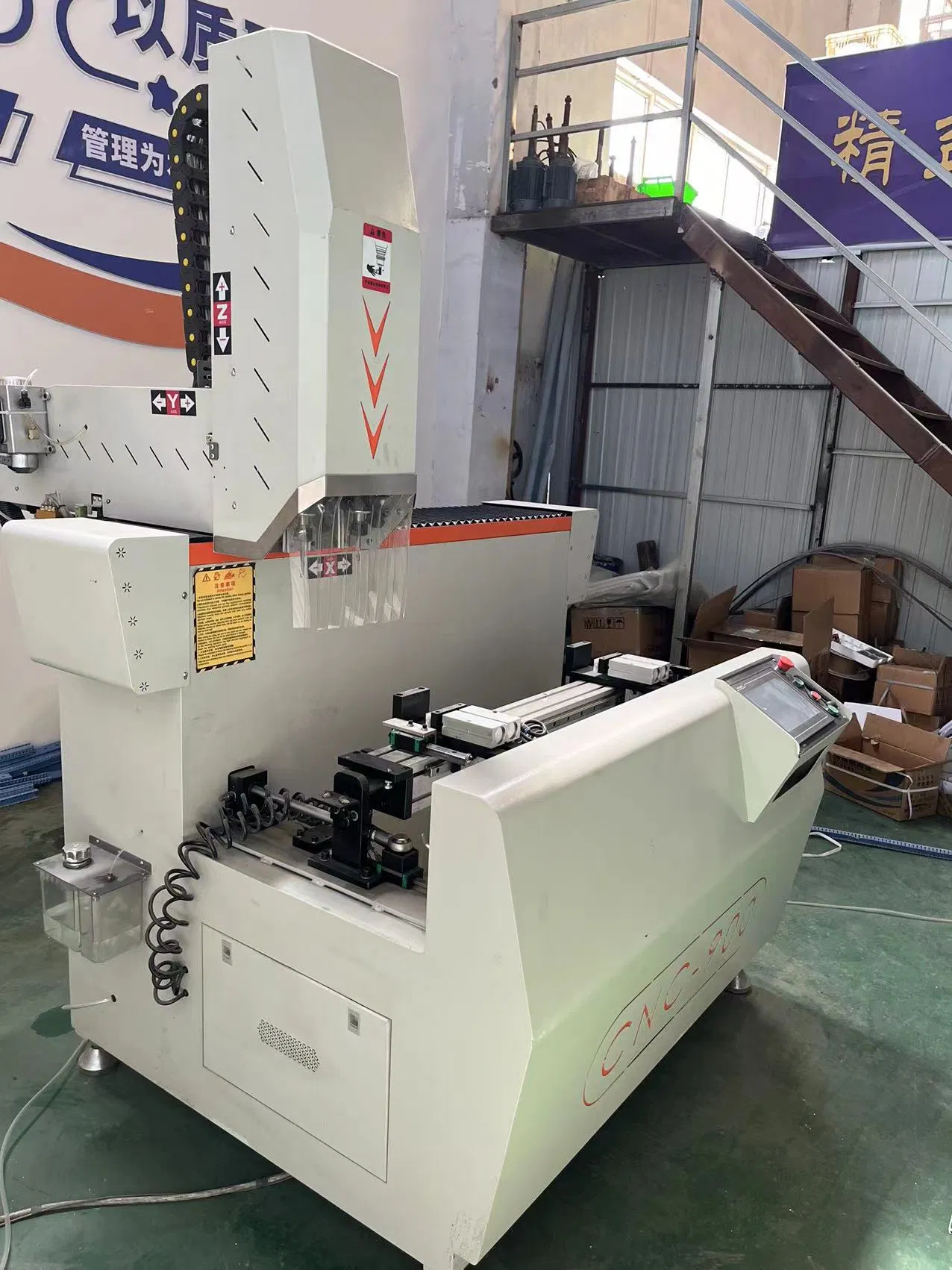 Factory Price CNC Drilling and Milling Machine for Doors and Windows New with Motor and PLC-Core Components Aluminum PVC UPVC Manufacturing Plant