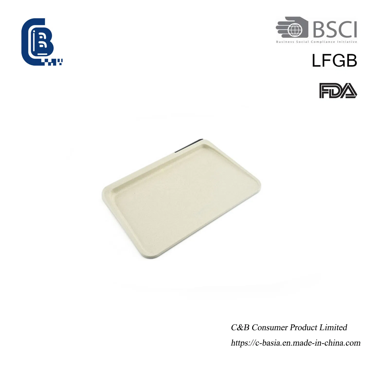 Wheat Straw Plastic Cutting Board &amp; Knife Set - Heavy-Duty, Dishwasher Safe