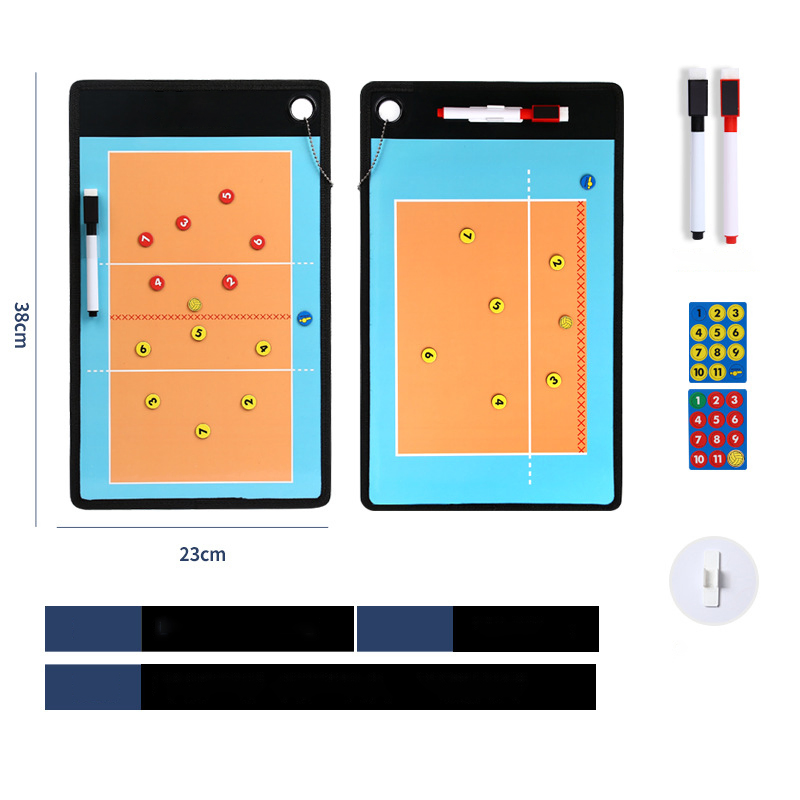 Wholesale Magnetic Soccer Tactic Board Dry Erase Marker, Eraser, Foldable and Portable Football Coaching Board Tool