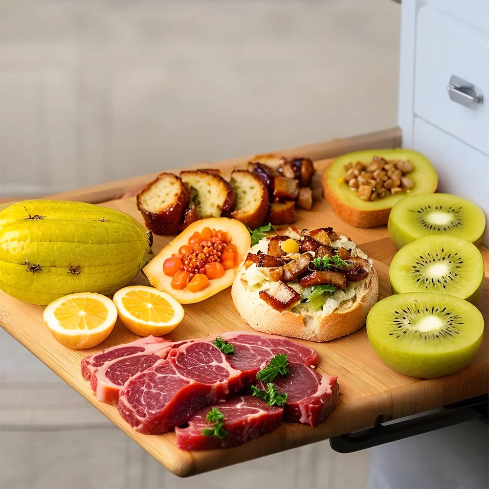 Factory Direct Sale Eco-Friendly High-Quality Household Bamboo Cutting Board for Kitchen