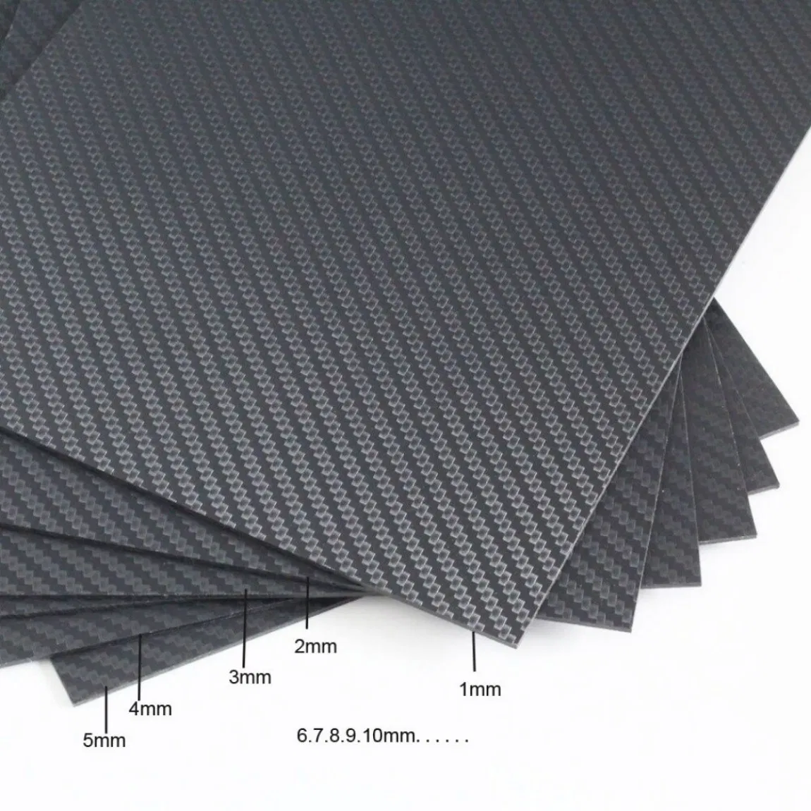 Oversized Carbon Fiber Panel 3K Plain Twill Custom Cut High Strength Custom Extra Large CNC Machining Board