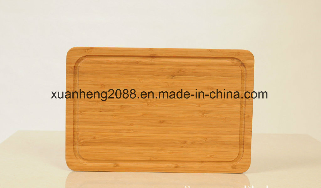 OEM&ODM Factory Delivery Wooden Bamboo Cutting Board with Juice Groove
