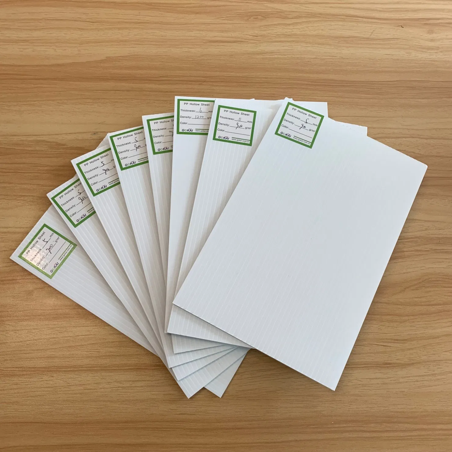 Folding Plastic Corrugated PP Hollow Sheet Correx Folding Box Board