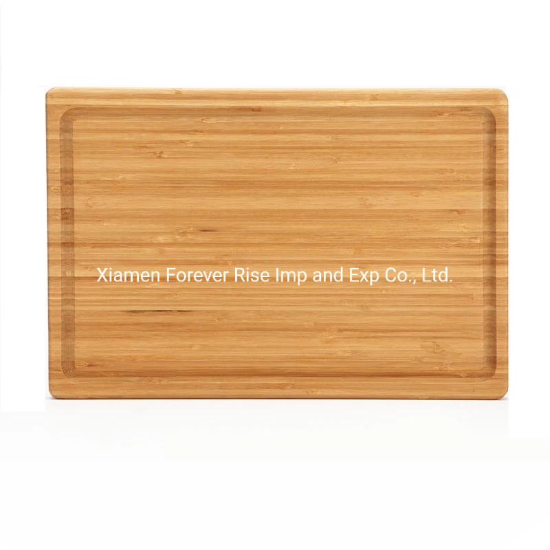 Extra Large Natural Bamboo Board Bamboo Chopping Board with Grooves