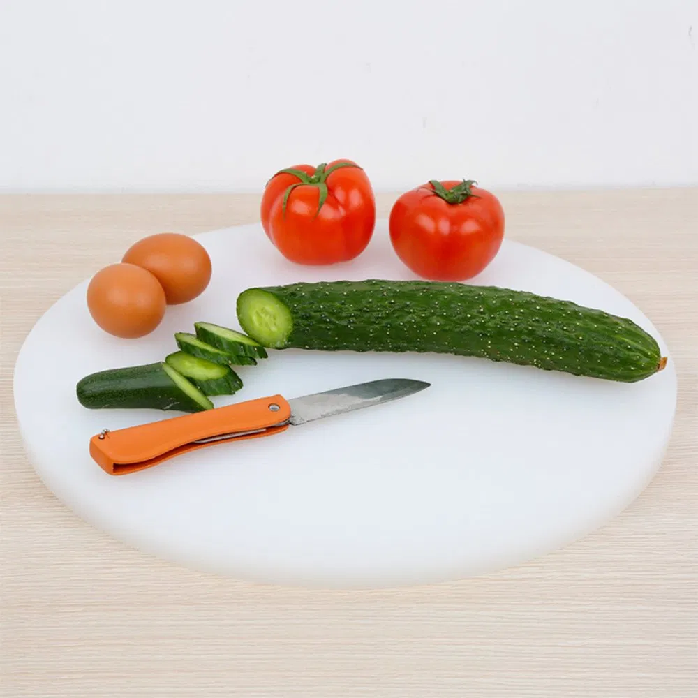 Custom Light Weight Colorful Square PE Food Plastic Cutting Boards for Kitchen