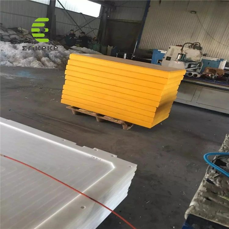 High Density Polyethylene (HDPE) Sheet Good Plastic Sheet Yellow and Blue