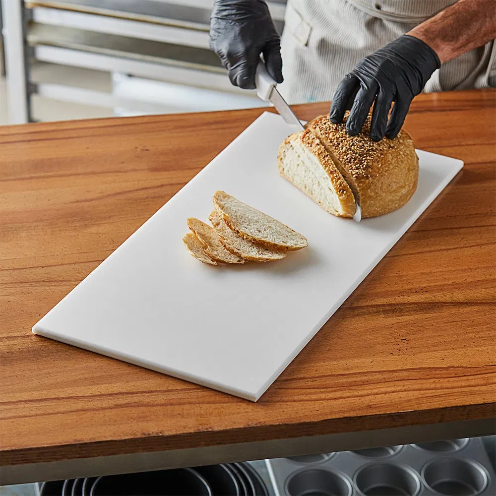 Zspe Extra-Large HDPE Chopping Board for Bulk Meal Prep and Catering Needs