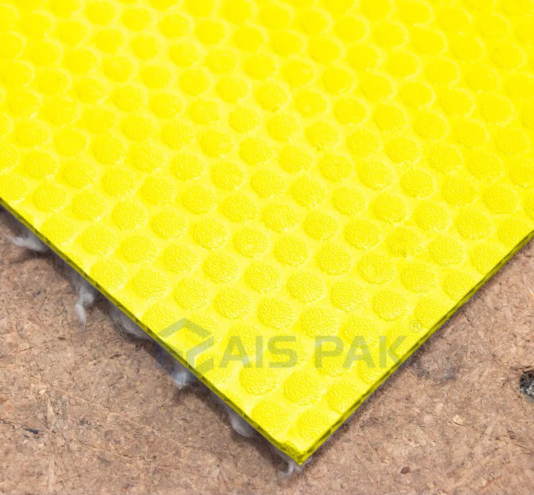 2.5mm-5mm Flute Corflute Hollow Corrugated Plastic Floor Protection Board