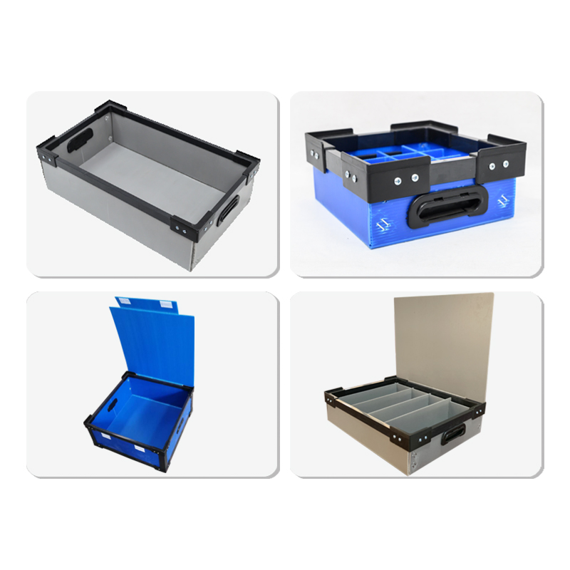 Lightweight High Strength ESD Safe Foldable PP Hollow Board Box Correx Picking Bins