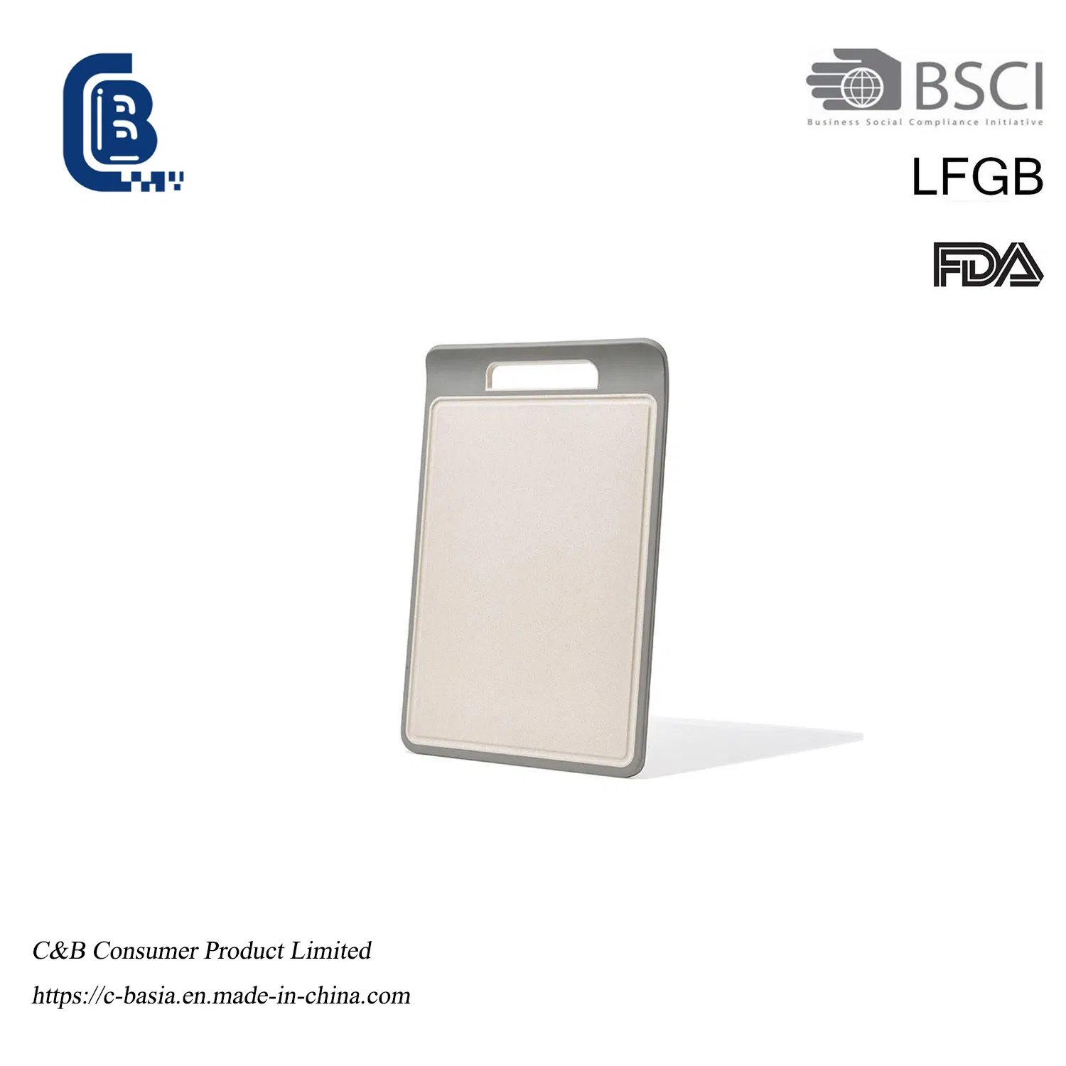 1wheat Straw Plastic Cutting Board 14.5 Inch - Heavy-Duty, Juice Grooves &amp; Dishwasher Safe