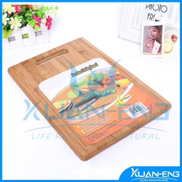 OEM&ODM Factory Delivery Wooden Bamboo Cutting Board with Juice Groove