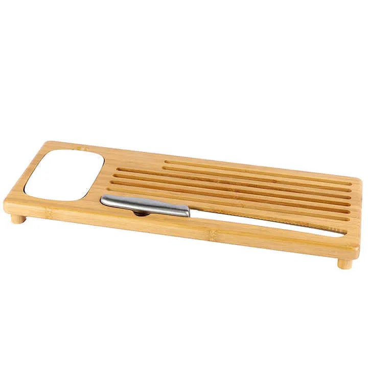 Bamboo Bread Cutting Board Display 1
