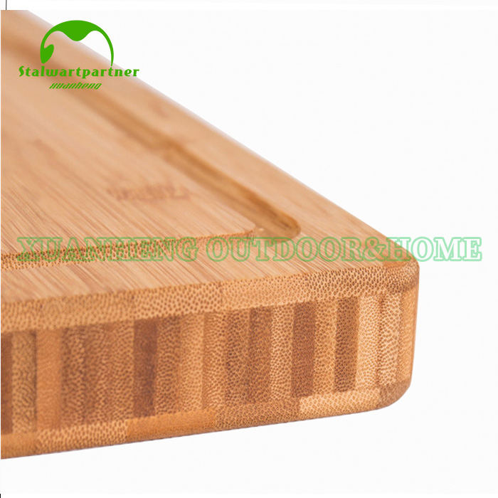 Natural Extra Large Kitchen Bamboo Cutting Board with Juice Groove