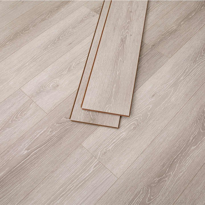 Artistic Laminate Flooring with Geometric Inlays (Customizable Patterns)