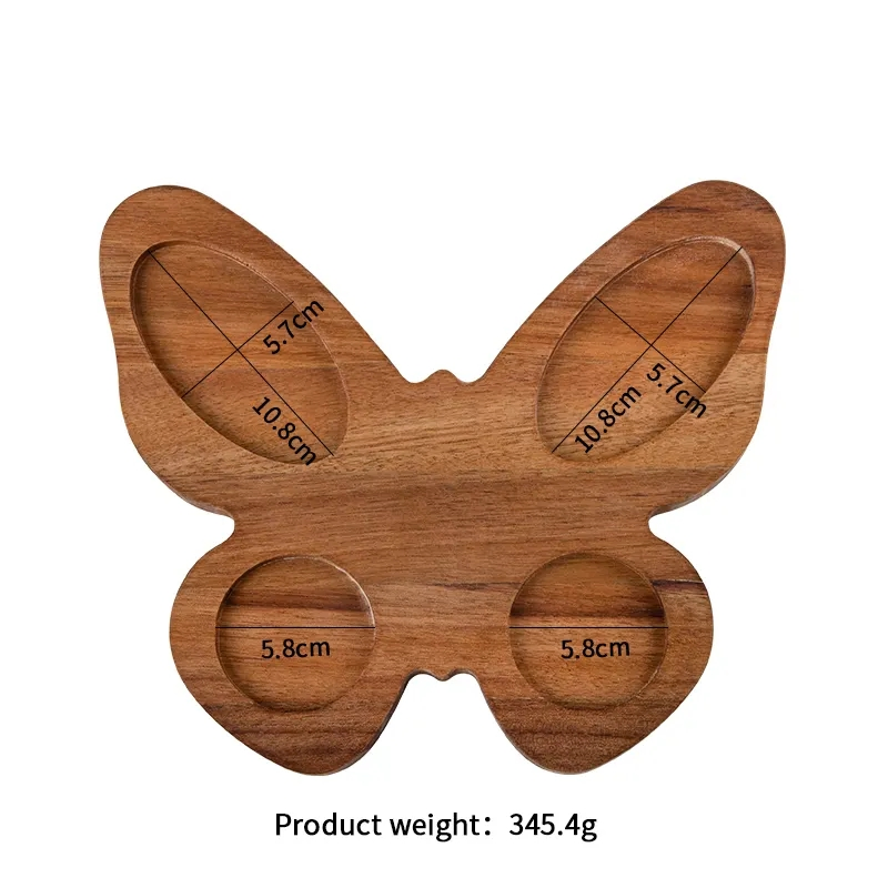 Butterfly Acacia Wood Cutting Board, Chopping Board for Kitchen, Cheese, and Food Serving Tray, Charcuterie