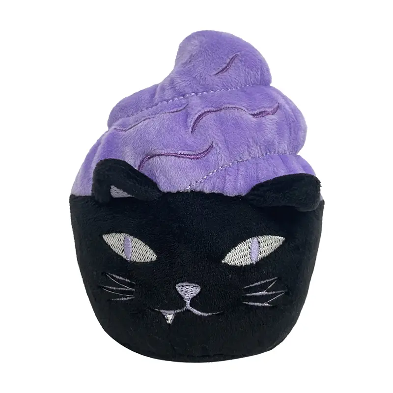 Wholesale Cat Cupcakes and Bat Cupcakes: Enchanting Pet Plush Toys Manufacturer, Factory