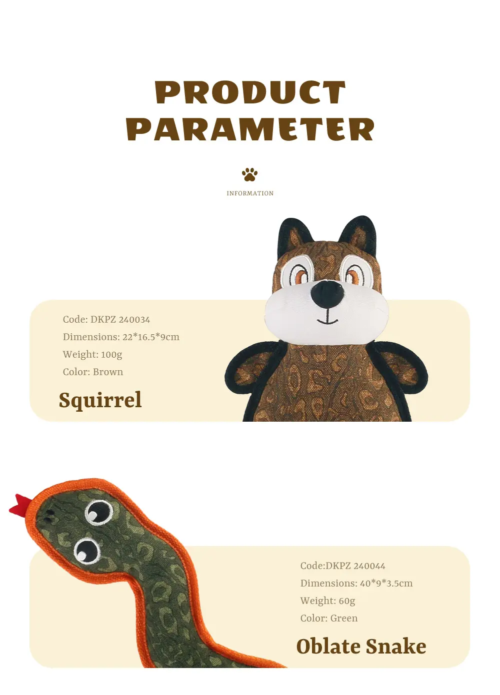 Dog Plush Toy Details