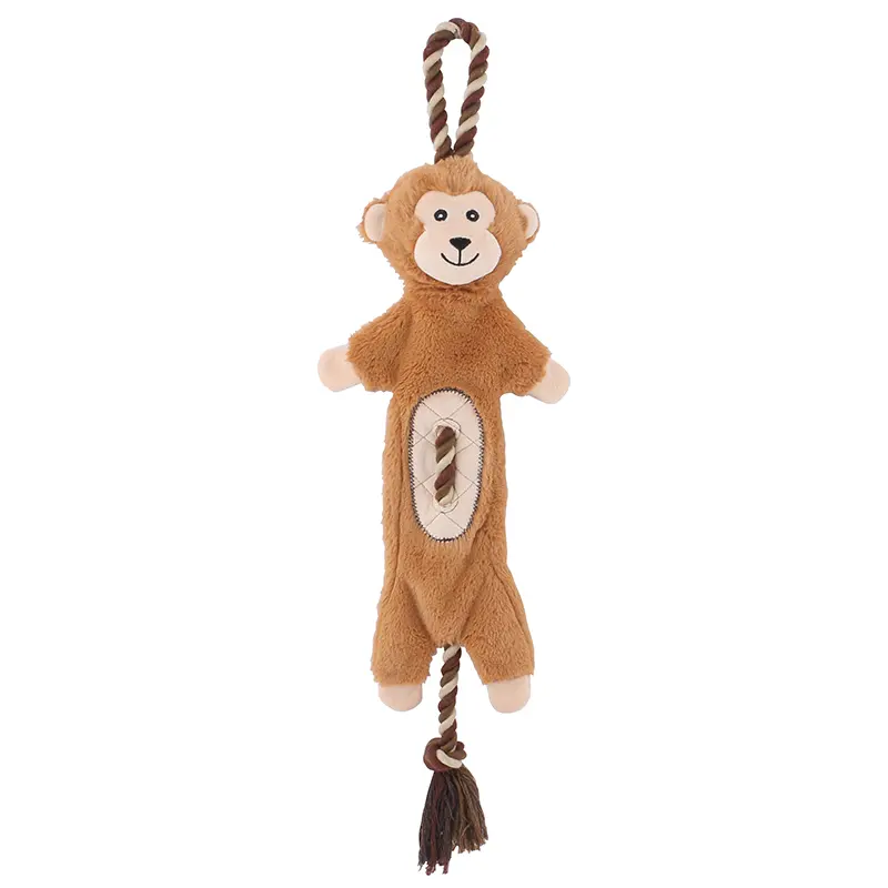 OEM Plush Rope Toys for Pets: Sloth, Monkey, Donkey, Pig Editions Manufacturers, Factories