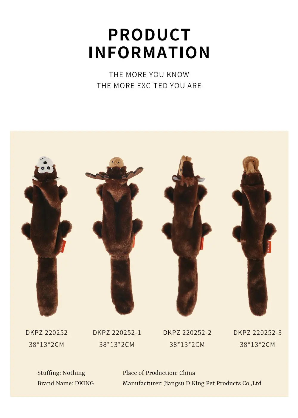 Pet Plush Toy Details 3