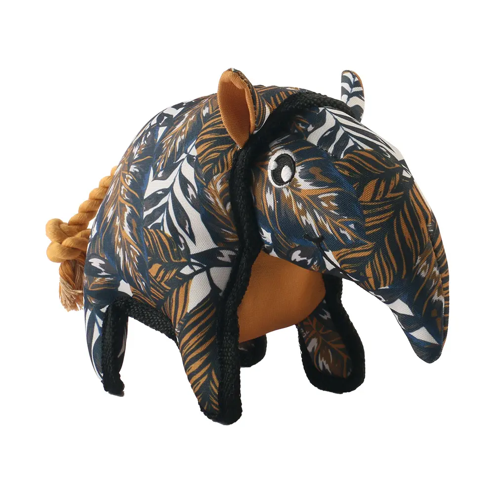 Custom Latest Rope Plush Toys 3D Knotted Anteater, 3D Knotted Rhino, 3D Knotted Armadillo Supplier, Suppliers