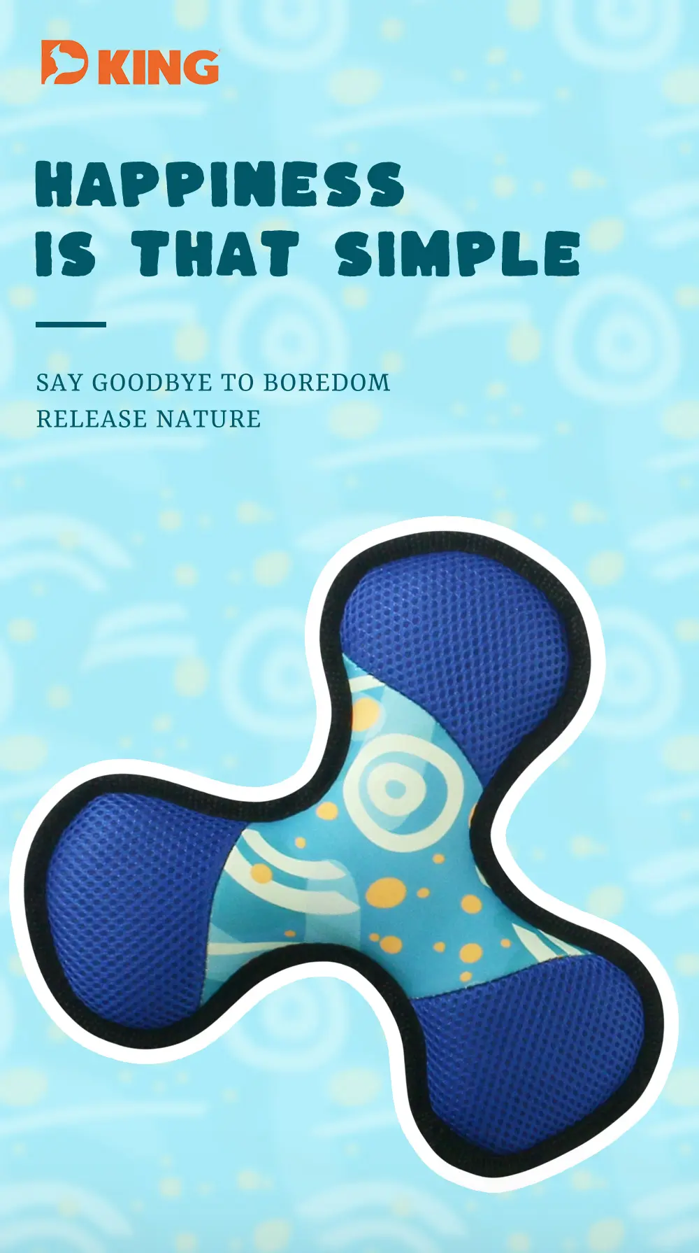 Circular Frisbee Plush Toy